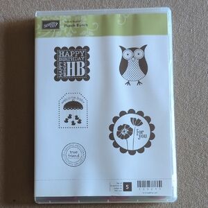 Stampin Up- Punch Bunch Rubber Stamp Set